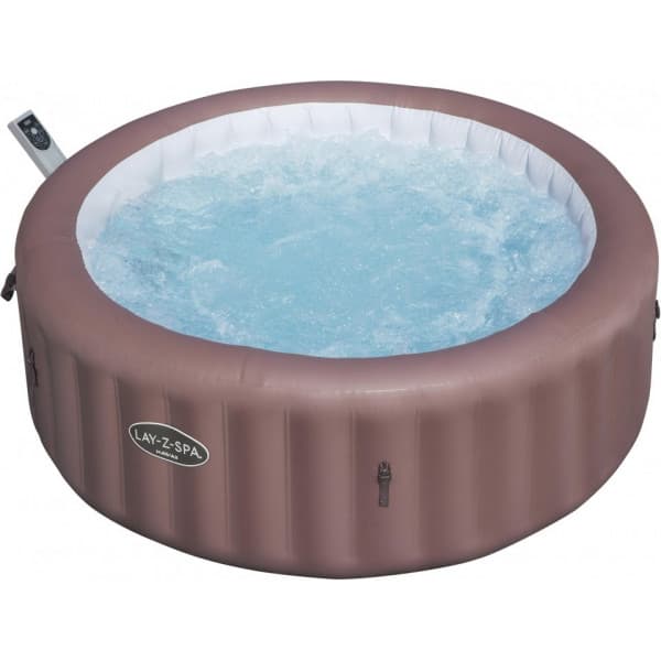 Bestway Lay-Z-Spa Hawaii Smart AirJet 6 utomhusspapool, Terrakotta, 196 cm x 71 cm