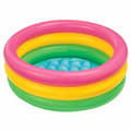 Miniatyrbillede 2 af 4: Oppustelig Pool til Børn Intex Sunset Ringe 68 L 86 x 25 x 86 cm (6 enheder)