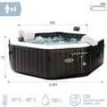 Miniatyrbillede 4 af 6: Oppustelige Spa Intex 201 x 71 x 201 cm 795 L