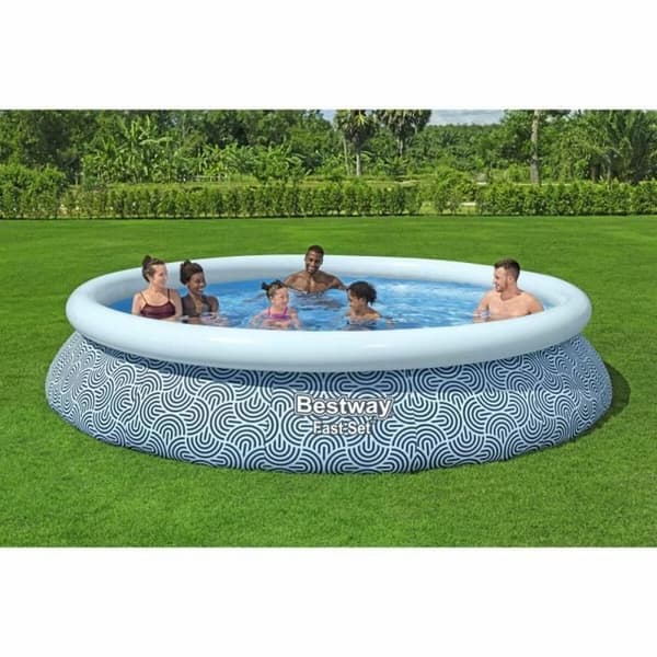 oppblåstbart basseng Bestway Blå 396 x 84 cm