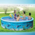 Miniatyrbild 5 av 10: Lollanda Barnpool 122/152x25 cm, Pool För Barn – Havstema, Blå, Portabel