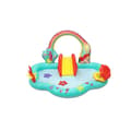 Miniatyrbild 11 av 11: Bestway Uppblåsbar Pool Leksakspark Disney Sjöjungfrun 221x193x117cm +2 År Trädgård 91097