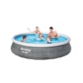 Miniatyrbillede 9 af 11: Oppustelig Pool Bestway Grå 7340 L 396 x 84 cm