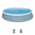 Miniatyrbillede 1 af 6: Oppustelig Pool Bestway Blå 396 x 84 cm
