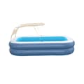 Miniatyrbillede 2 af 3: Bestway Oppustelig Pool 2 Kamre Rektangulær med Telt 254x178x140 cm +6 År 54449