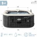 Miniatyrbillede 4 af 6: Oppustelige Spa Intex 4 personer 795 L