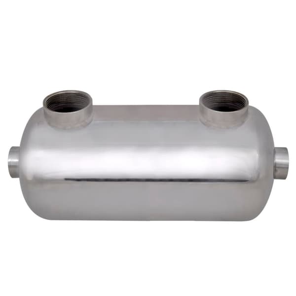 vidaXL Poolvärmeväxlare 355 x 134 mm 40 kW