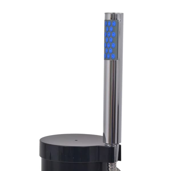 vidaXL solopvarmet bruser 8 l PVC stål