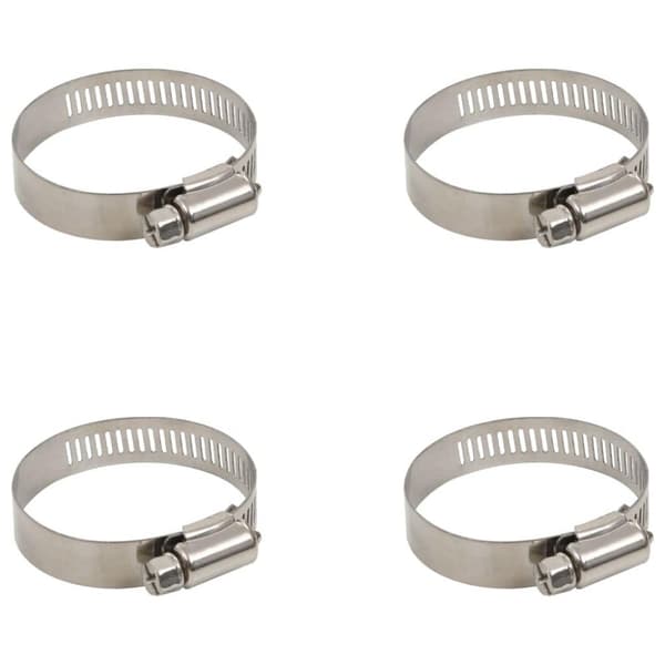 vidaXL Bassengslange med klemmer blå 38 mm 6 m