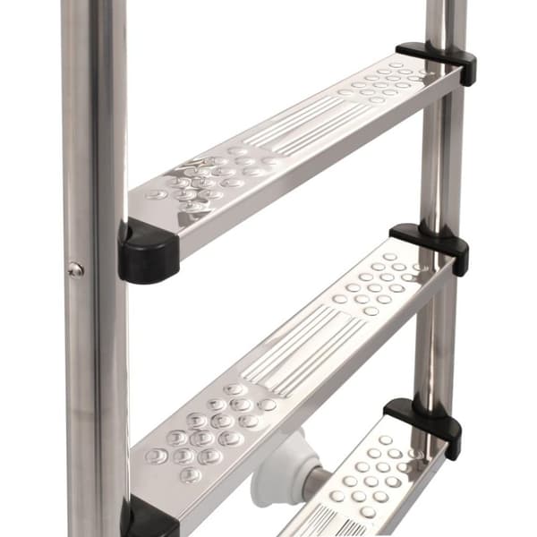 vidaXL Uima-altaan tikkaat 3 askelmaa 120 cm ruostumaton 304 teräs