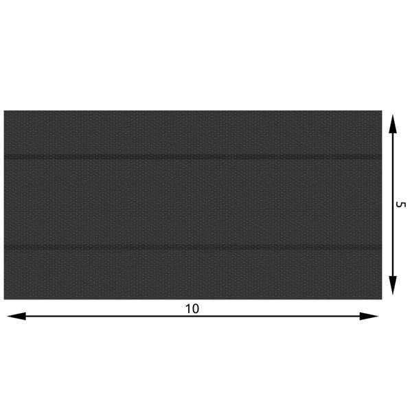 Pool cover firkantet - 500 x 1000 cm
