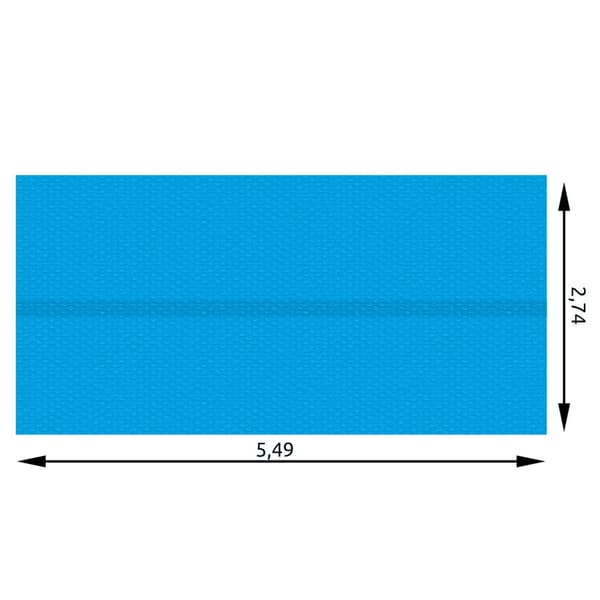 Pool cover firkantet - 274 x 549 cm