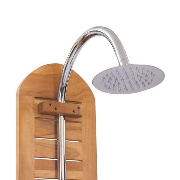 vidaXL havebruser 70x75x204 cm massivt teak