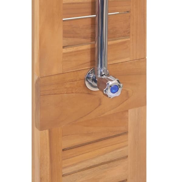 vidaXL havebruser 70x75x204 cm massivt teak