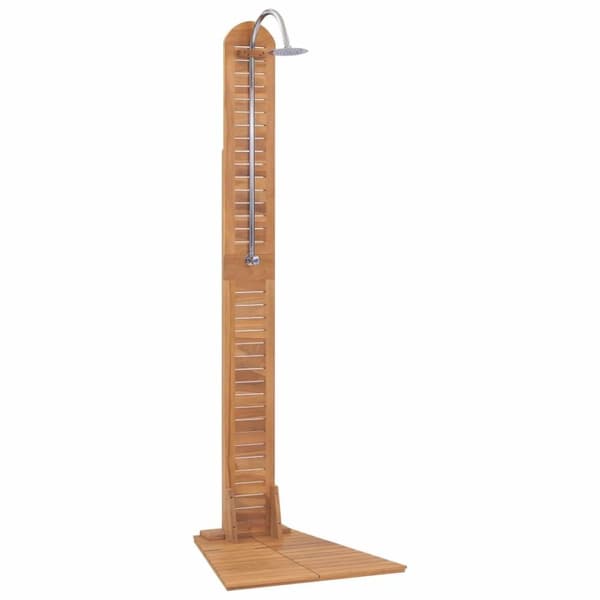 vidaXL havebruser 70x75x204 cm massivt teak