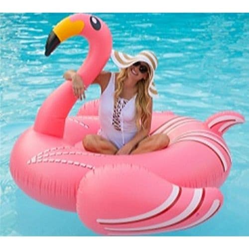 Uppblåsbar Flamingo 190 cm Stor Badleksak