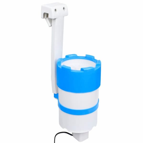 vidaXL Overflaterenser til basseng med pumpe og adapter 16 cm plast