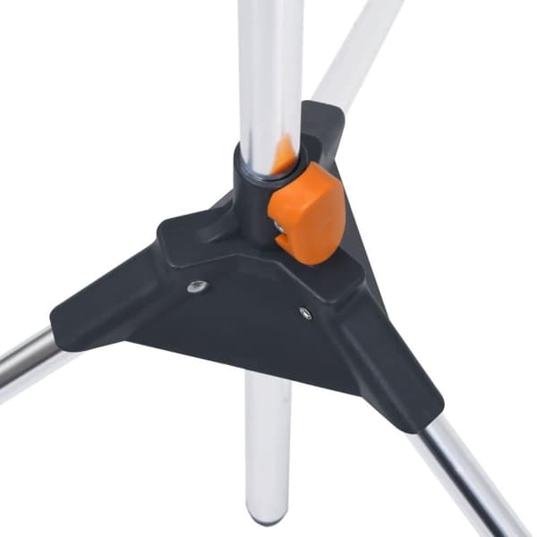 vidaXL Trädgårdsdusch med stativ 221 cm aluminium