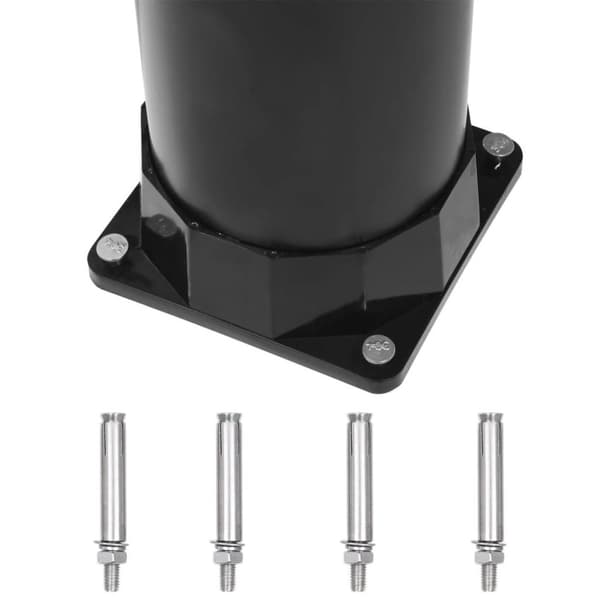 vidaXL Soldusch svart 215 cm 8 L