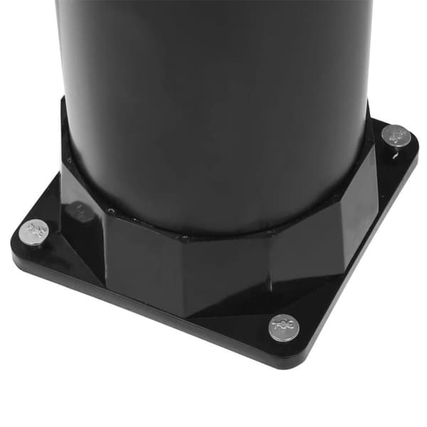 vidaXL Soldusch svart 215 cm 8 L