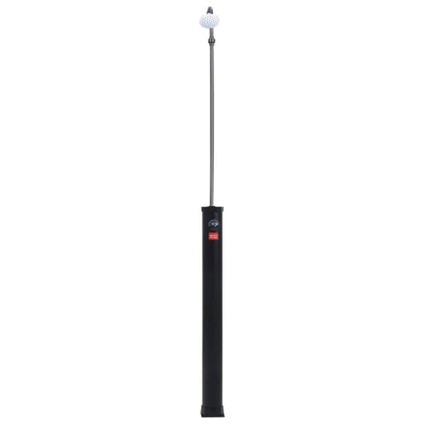vidaXL solopvarmet bruser 215 cm 8 l sort