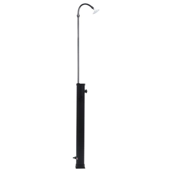 vidaXL solopvarmet bruser 215 cm 8 l sort