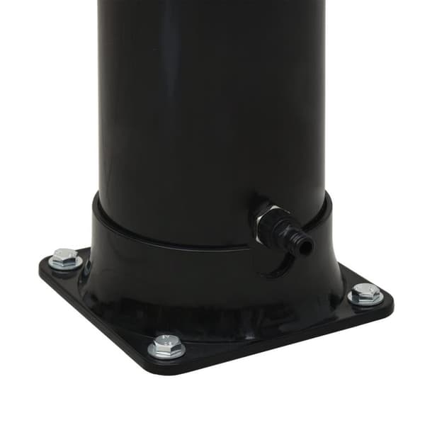 vidaXL Soldusch svart 214 cm 20 L