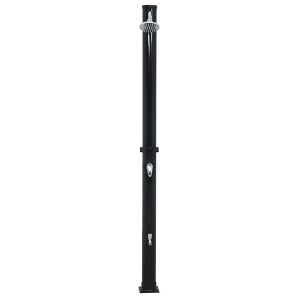 vidaXL Aurinkovoimasuihku 220 cm 20 l musta