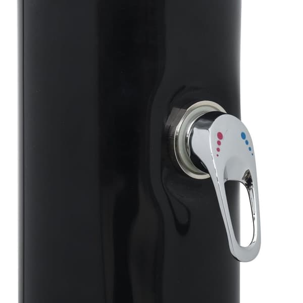vidaXL solopvarmet bruser 214 cm 20 l sort