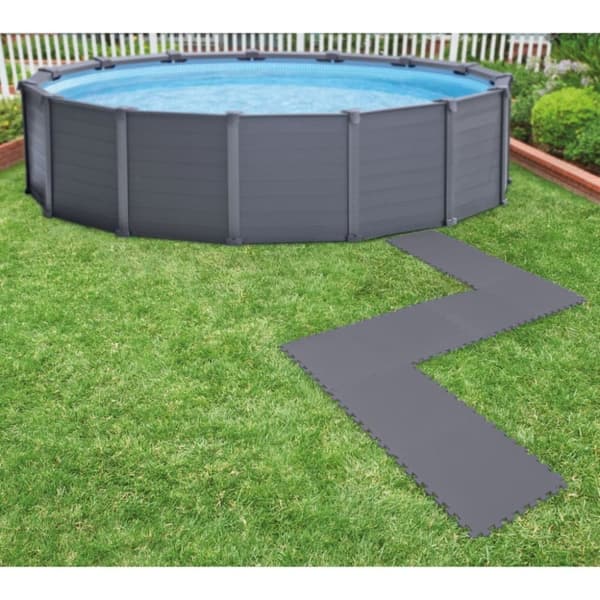 INTEX Golvskydd 8 st 50x50x0,5 cm 1,9 m²