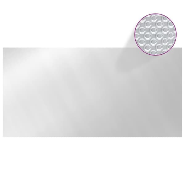 vidaXL Poolskydd silver 400x200 cm PE