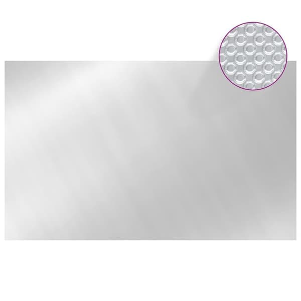 vidaXL Uima-altaan suoja hopea 260x160 cm PE
