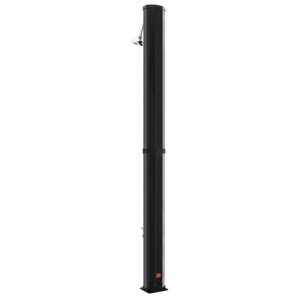 vidaXL Soldusch med duschhuvud och kran 35 L svart