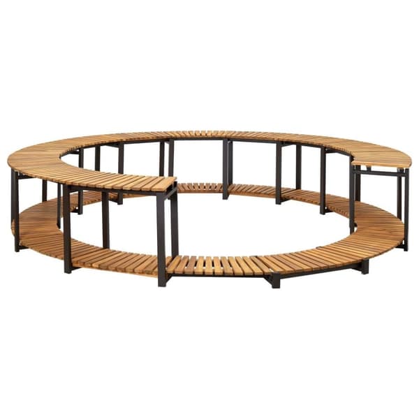 vidaXL omkrans til spabad 273x53 cm massivt akacietræ