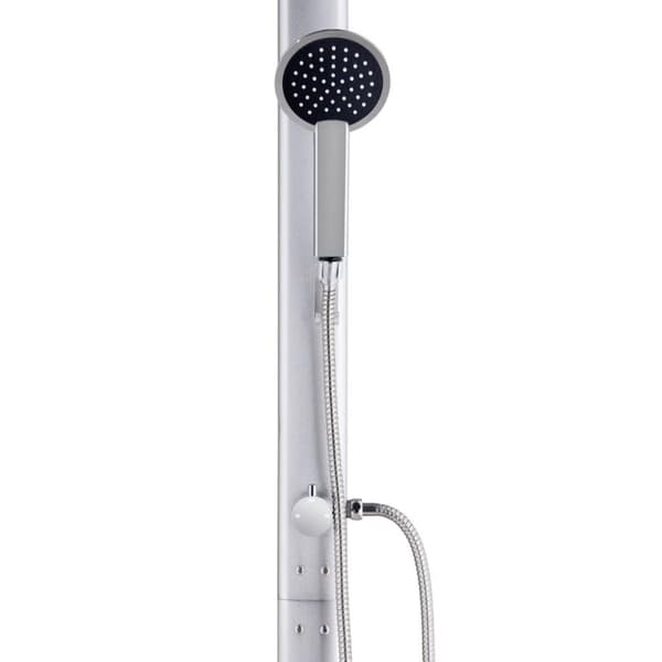 vidaXL havebruser med grå bund 220 cm aluminium