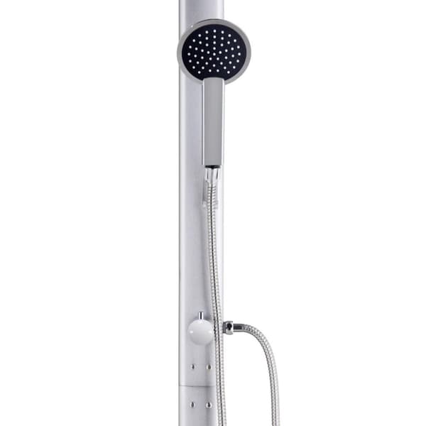 vidaXL havebruser med grå bund 220 cm aluminium