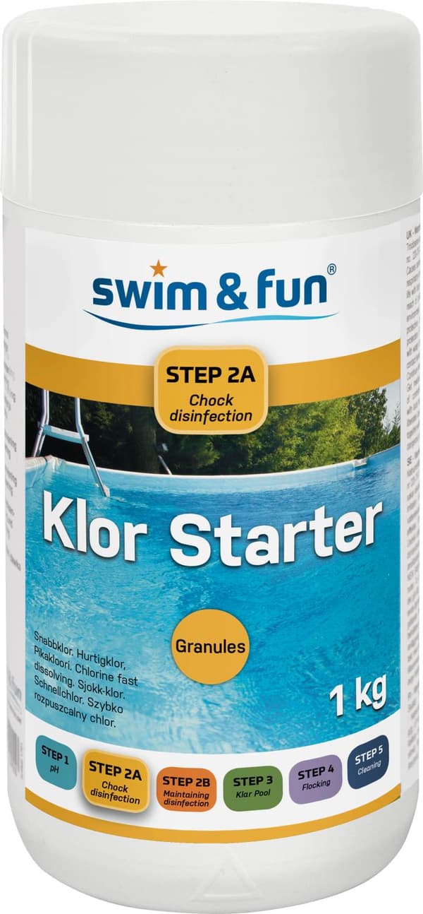 Pool Klor Starter Granules 1kg