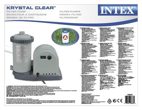 INTEX Filterpumpe 5,7m3/h (A-filter)