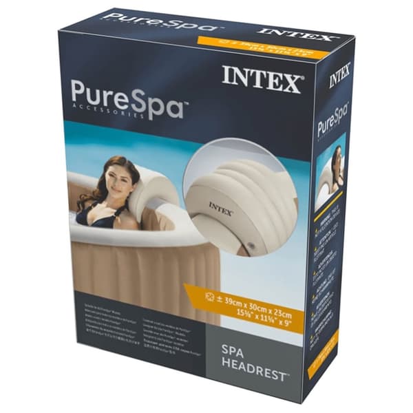 INTEX oppustelig nakkestøtte til spa 39x30x23 cm