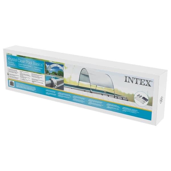 INTEX Pooltak ljusgrå