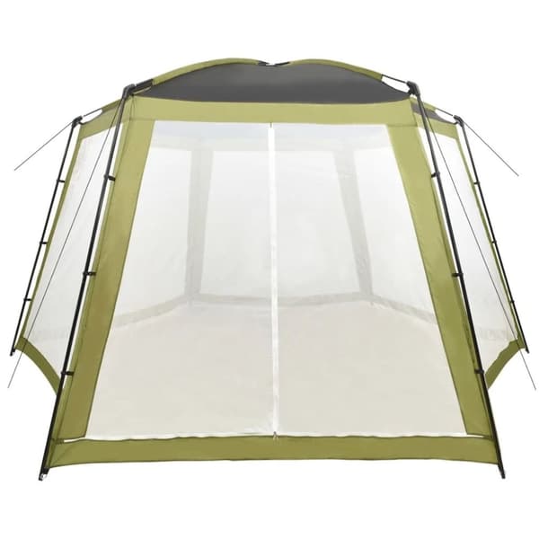 vidaXL Uima-altaan teltta kangas 590x520x250 cm vihreä