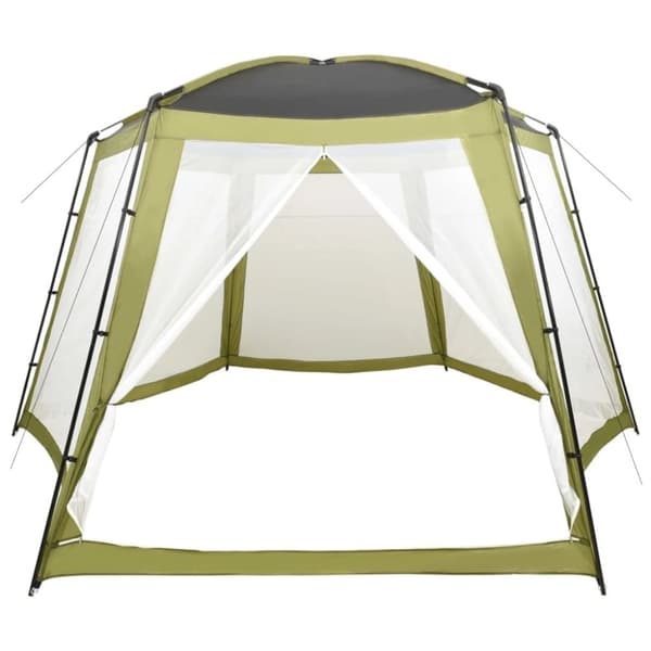 vidaXL Pooltält tyg 500x433x250 cm grön