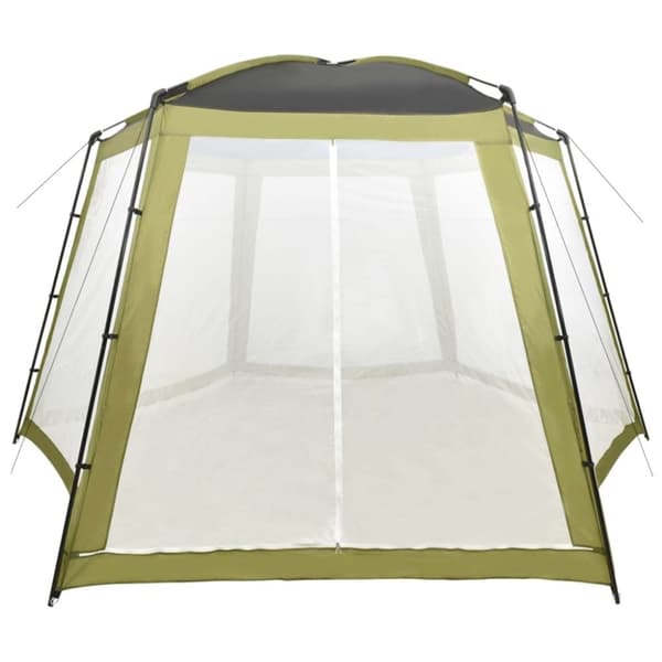 vidaXL Pooltält tyg 500x433x250 cm grön