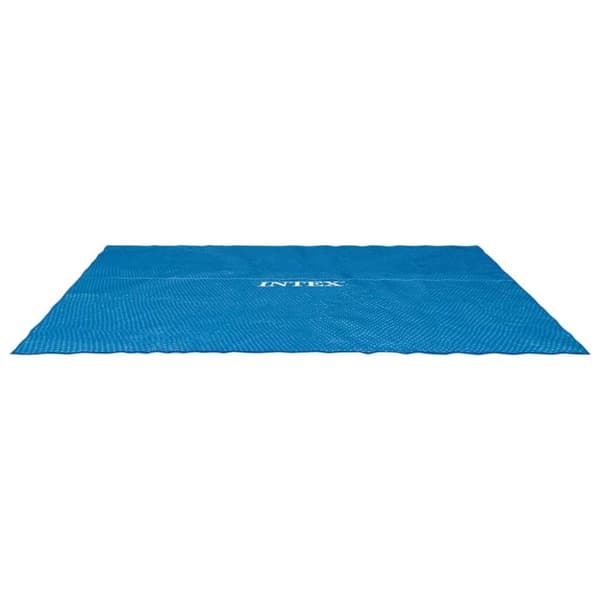 INTEX solopvarmet poolovertræk 716x346 cm polyethylen blå