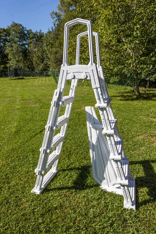 Säkerhetsstege Förstärkt avtagbar för 122/132 cm pool