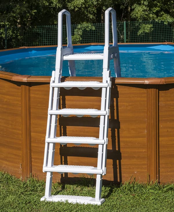 Säkerhetsstege Förstärkt avtagbar för 122/132 cm pool
