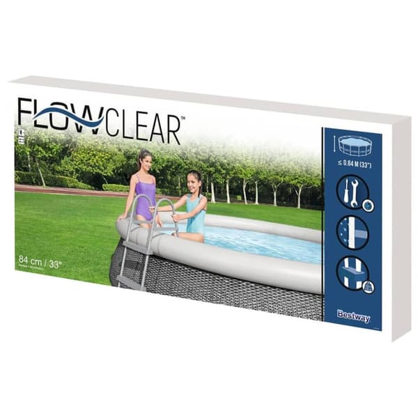 Bestway poolstige med 2 trin Flowclear 84 cm