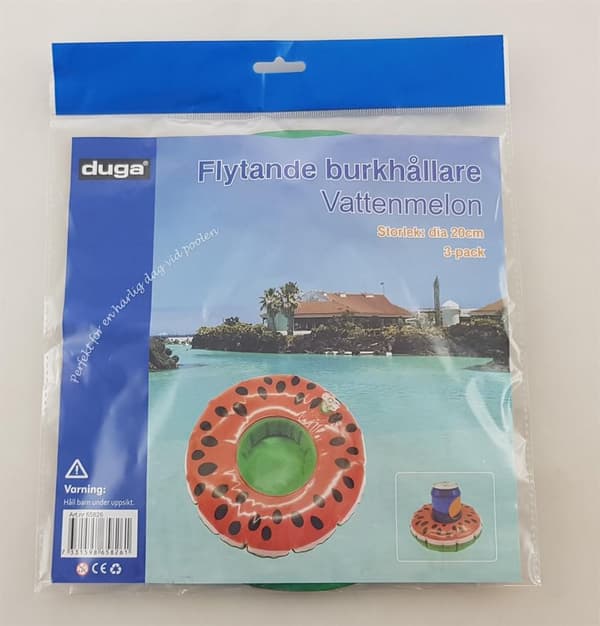 Vattenmelon Burkhållare Pool 3-pack