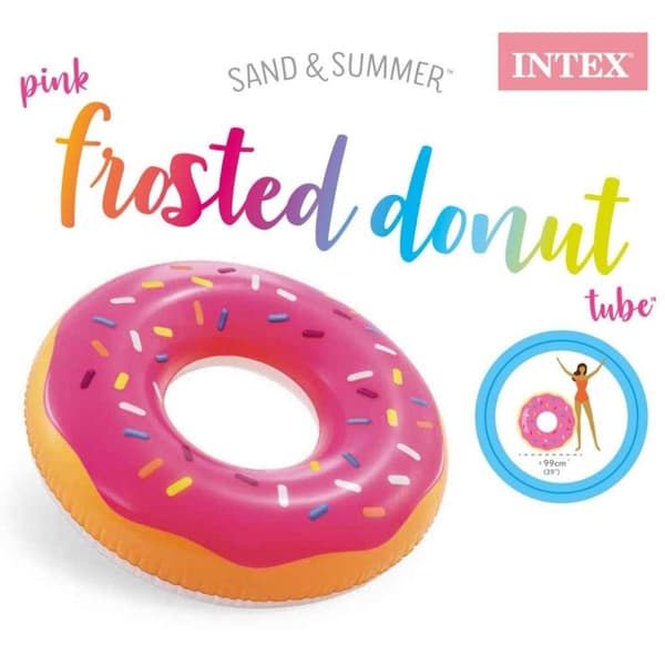 Intex 56256NP Frosted Donut Float 99 cm Rosa