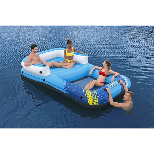 Bestway Giant Bathing Raft Floating Island. 3 x 2 meter - for 4 personer
